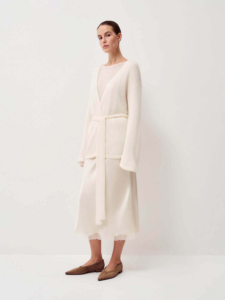 Кардиган с поясом