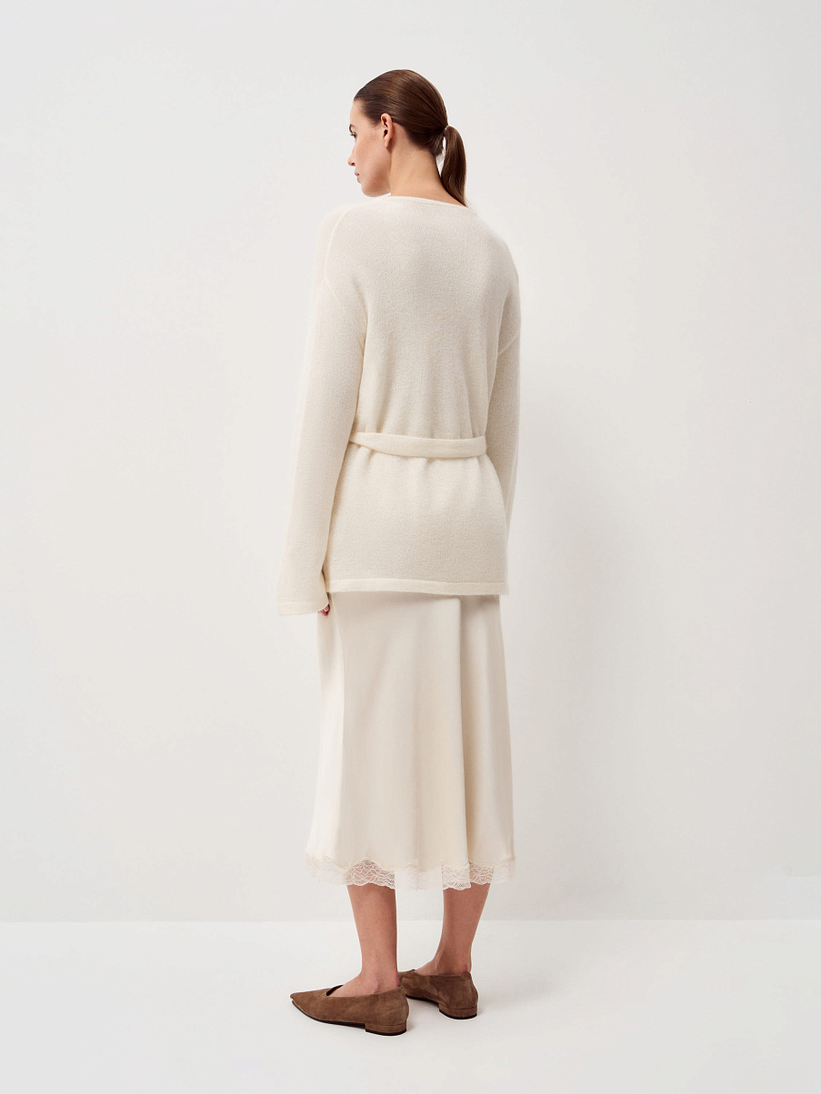 Кардиган с поясом