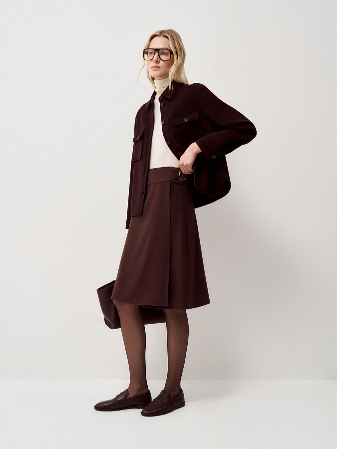 LSWN-032002 Юбка (коричневый, XS)