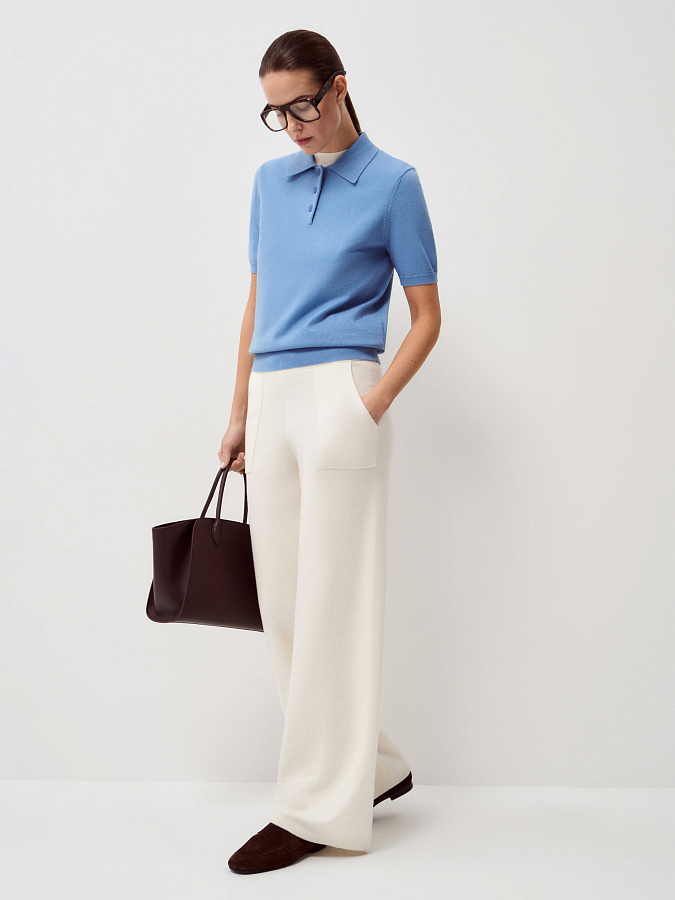 LSSL-072005 Блуза трикотажная (голубой, XS)