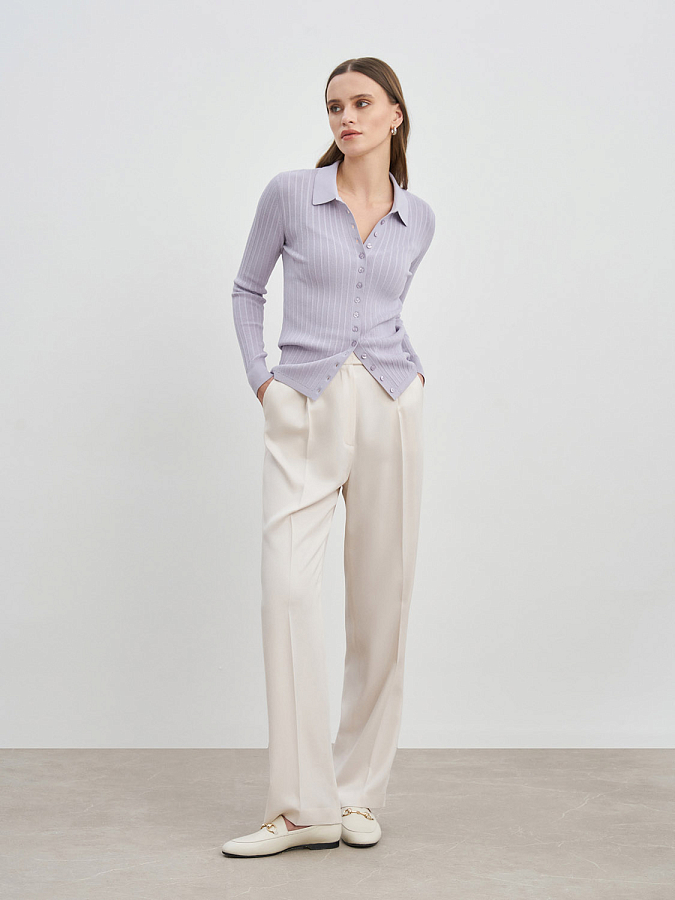 LSCW-340016 Джемпер (лиловый, XS)