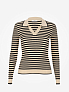 Облегающий джемпер в полоску