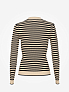 Облегающий джемпер в полоску