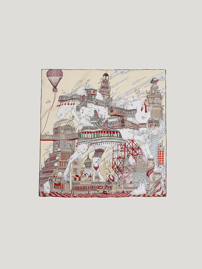 LSSL-182008 Платок (светло-бежевый, S)