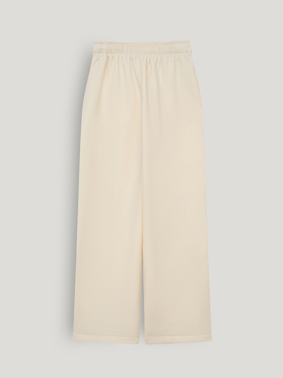 Брюки из тенсела с шерстью