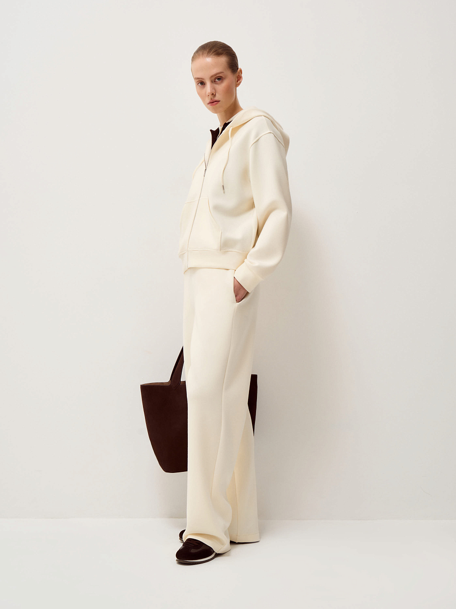 Брюки из тенсела с шерстью