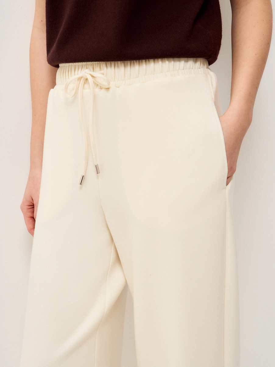 Брюки из тенсела с шерстью