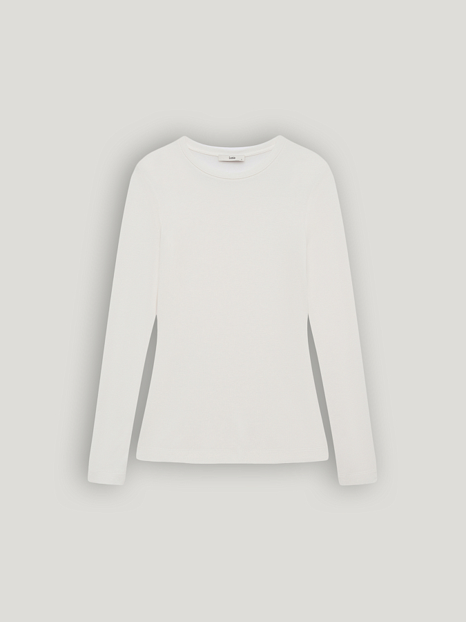 LSSL-682001 Лонгслив (белый, XS)