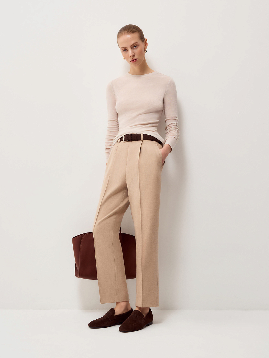 Лонгслив из шерсти