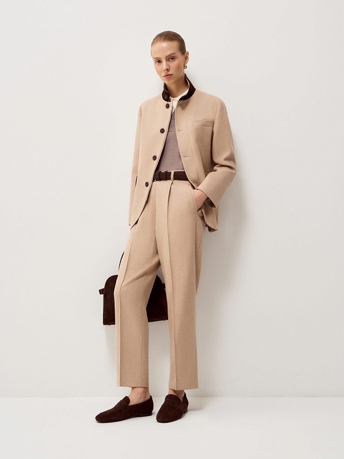 LSWN-132070 Брюки (бежевый, XS)