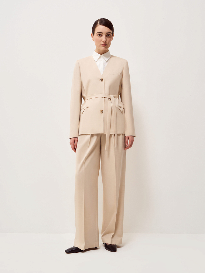 LSSP-122029 Жакет (бежевый, XS)