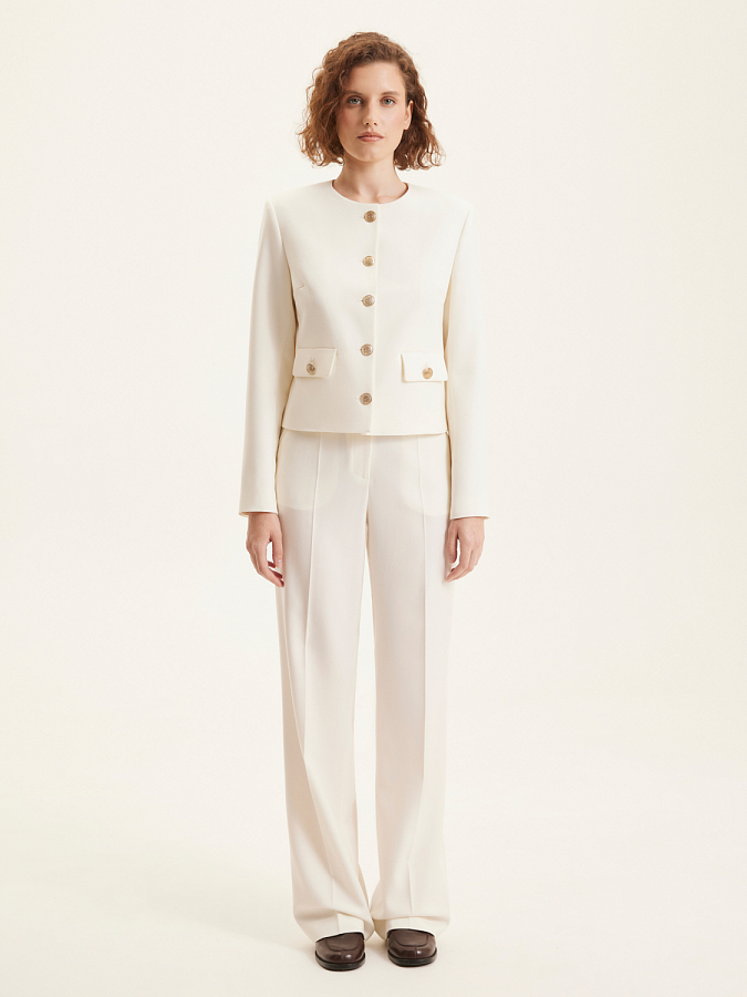 LSTR-122087 Жакет (белый, S)