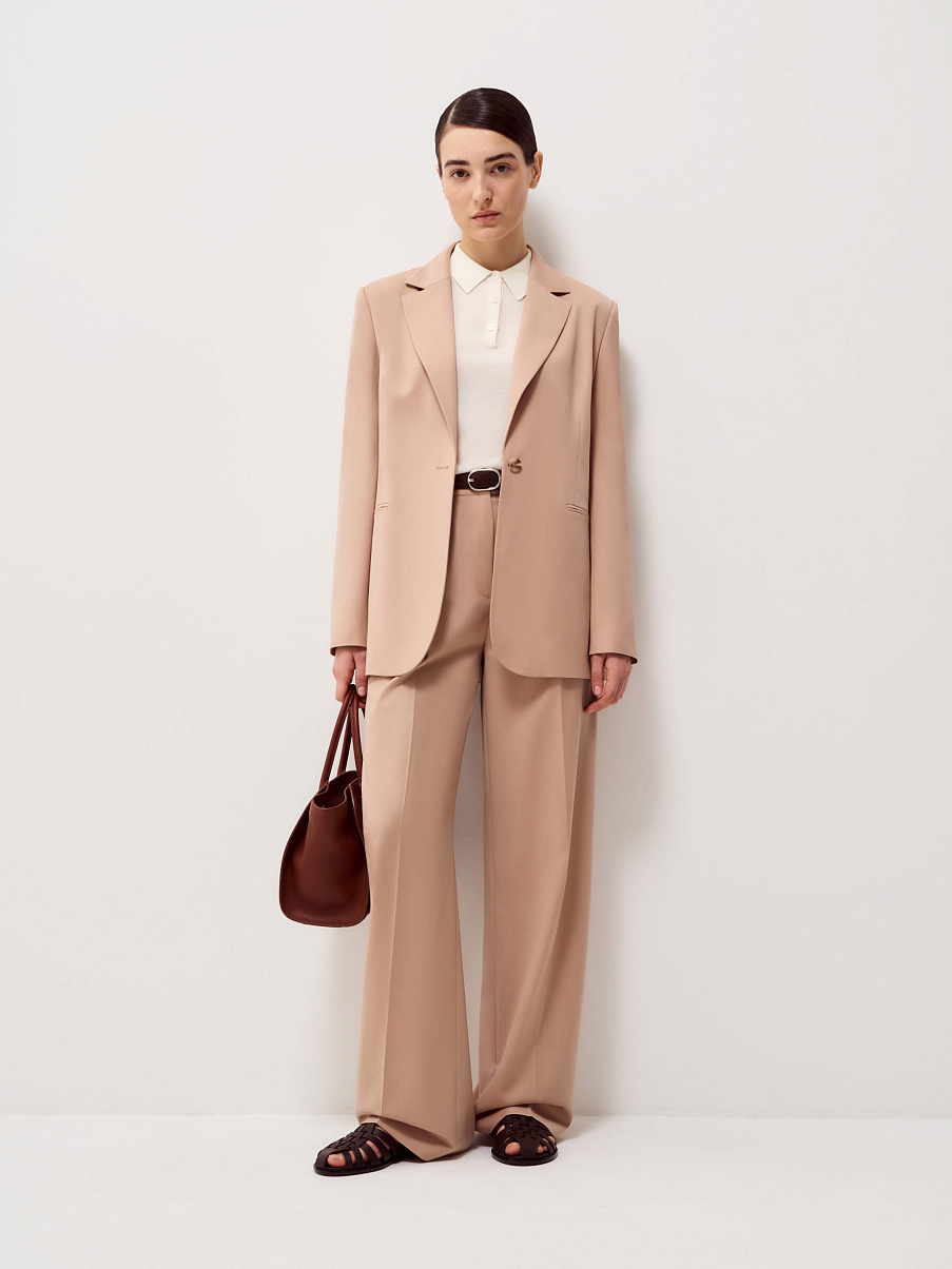 Брюки из смесовой шерсти