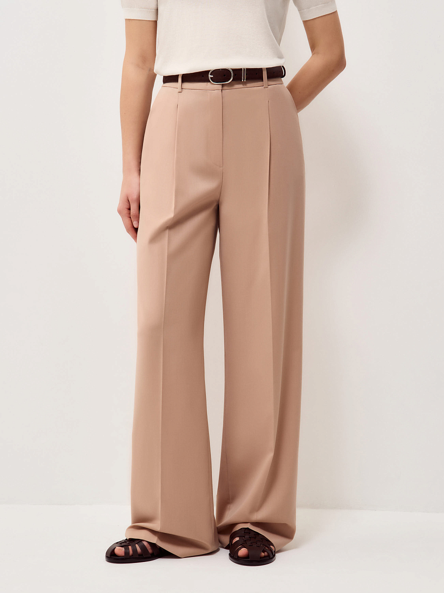 Брюки из смесовой шерсти