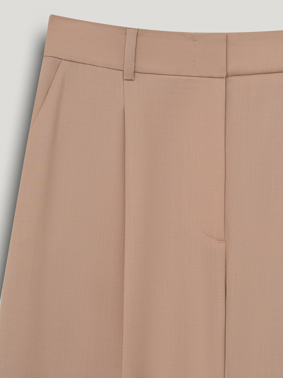 Брюки из смесовой шерсти