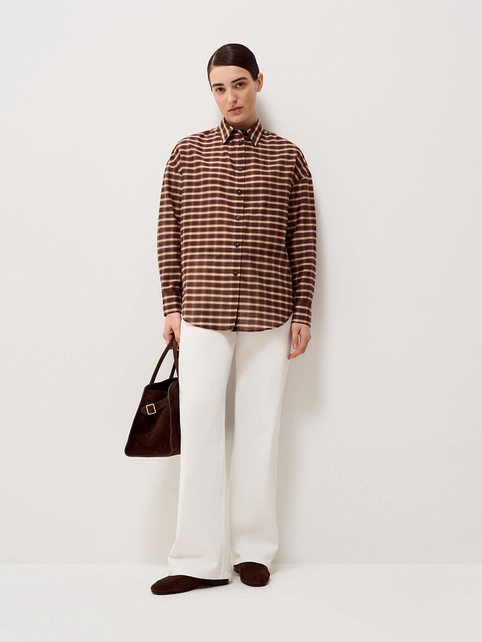 LSSP-102040 Рубашка (коричневый, XS)