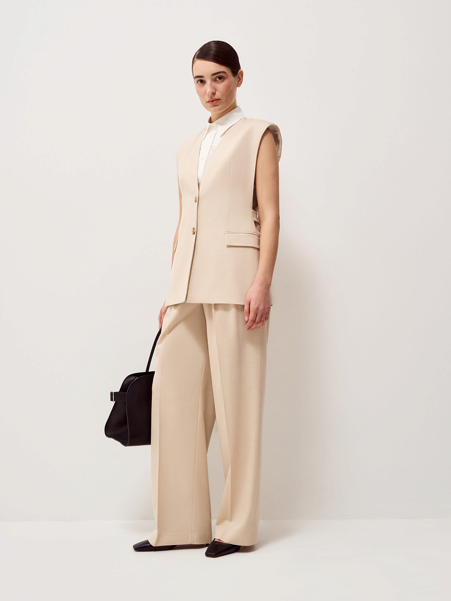 Жилет из смесовой шерсти