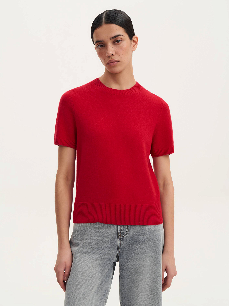 Топ из кашемира и шерсти