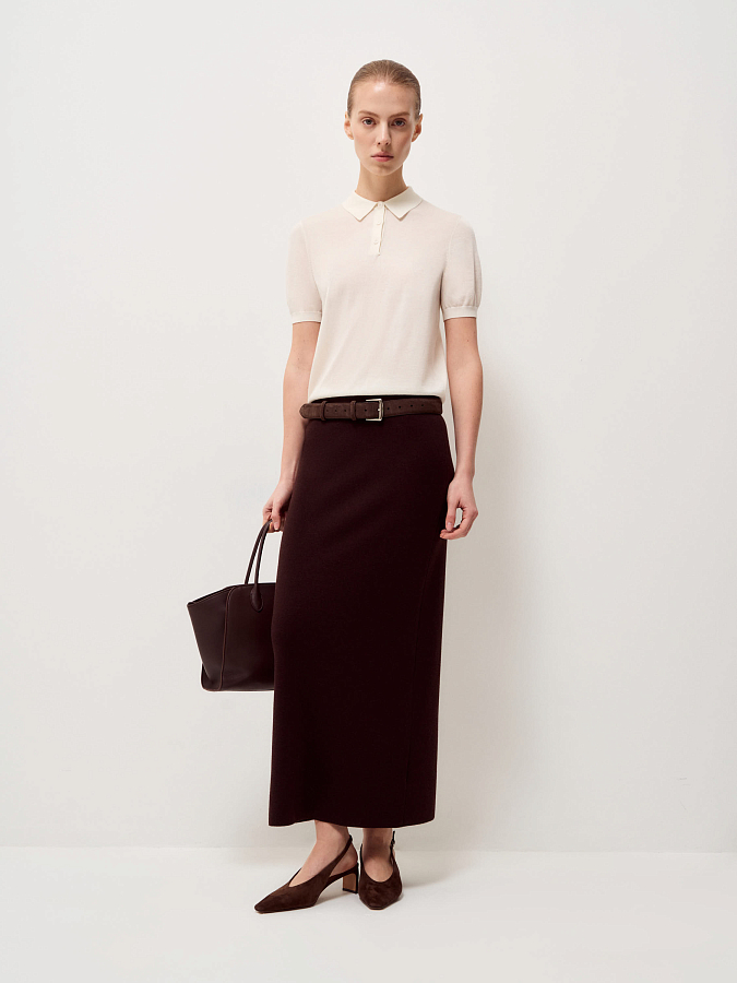 LSSP-072051 Топ трикотажный (белый, S)