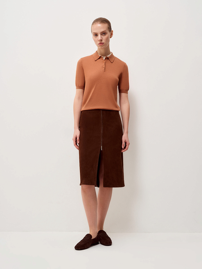 LSSP-072051 Топ трикотажный (кэмел, S)