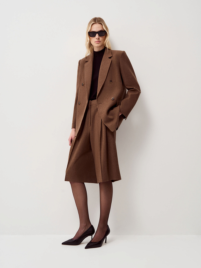 LSWN-122062 Жакет (коричневый, XS)