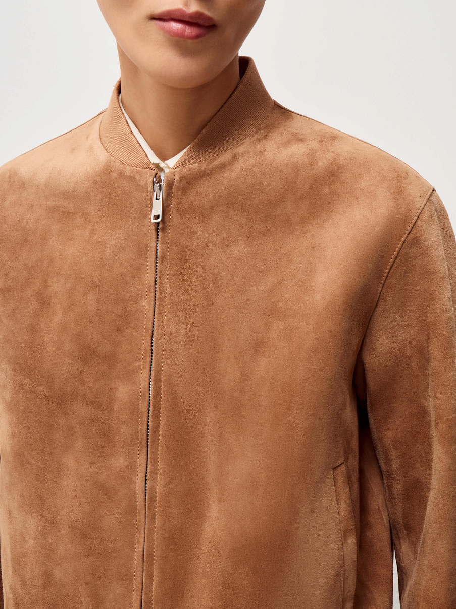 Куртка из замши