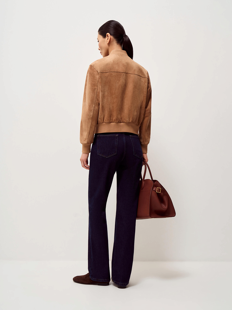 Куртка из замши