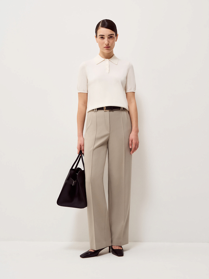 LSSL-072005 Блуза трикотажная (белый, XS)