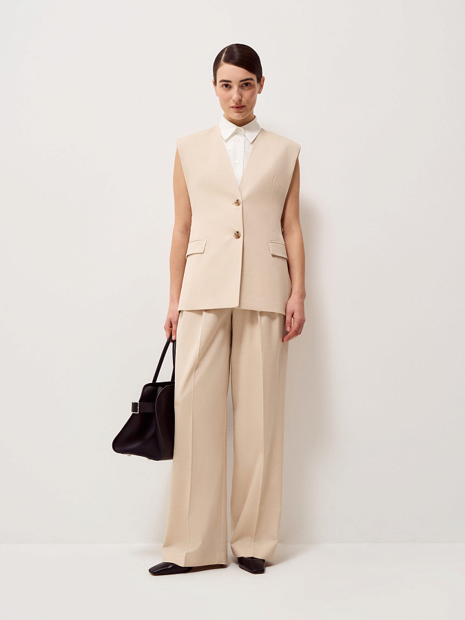 LSSP-152011 Жилетка (бежевый, XS)