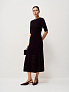Платье трикотажное миди