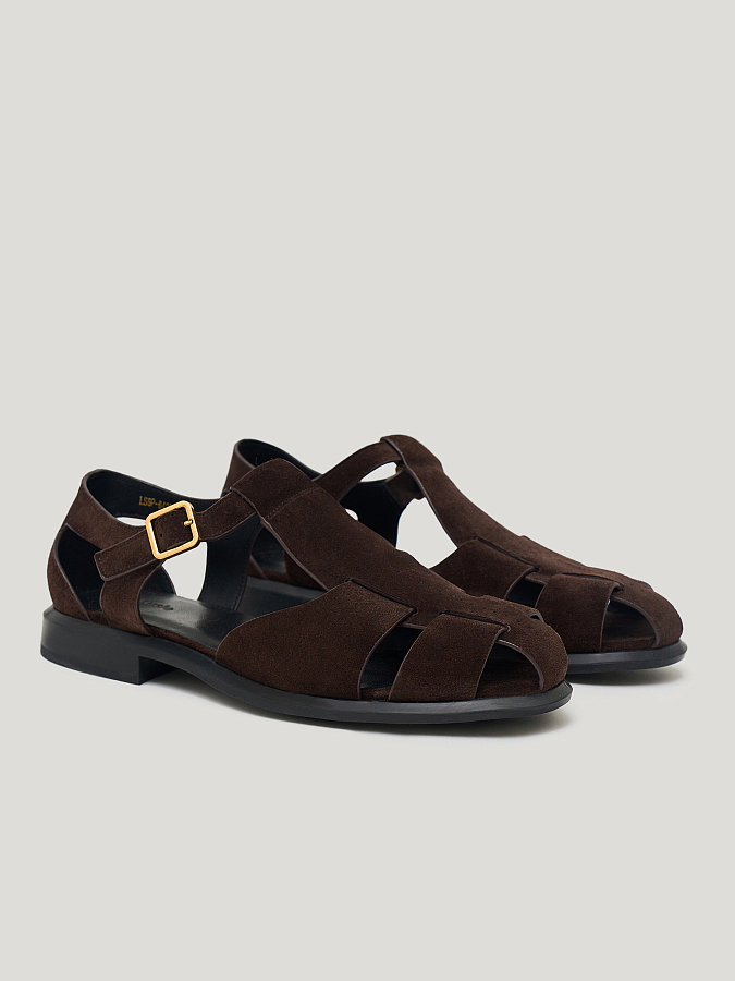 LSSP-642001 Сандалии (темно-коричневый, 41)