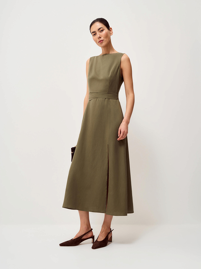 LSSP-022010 Платье (зеленый, XS)