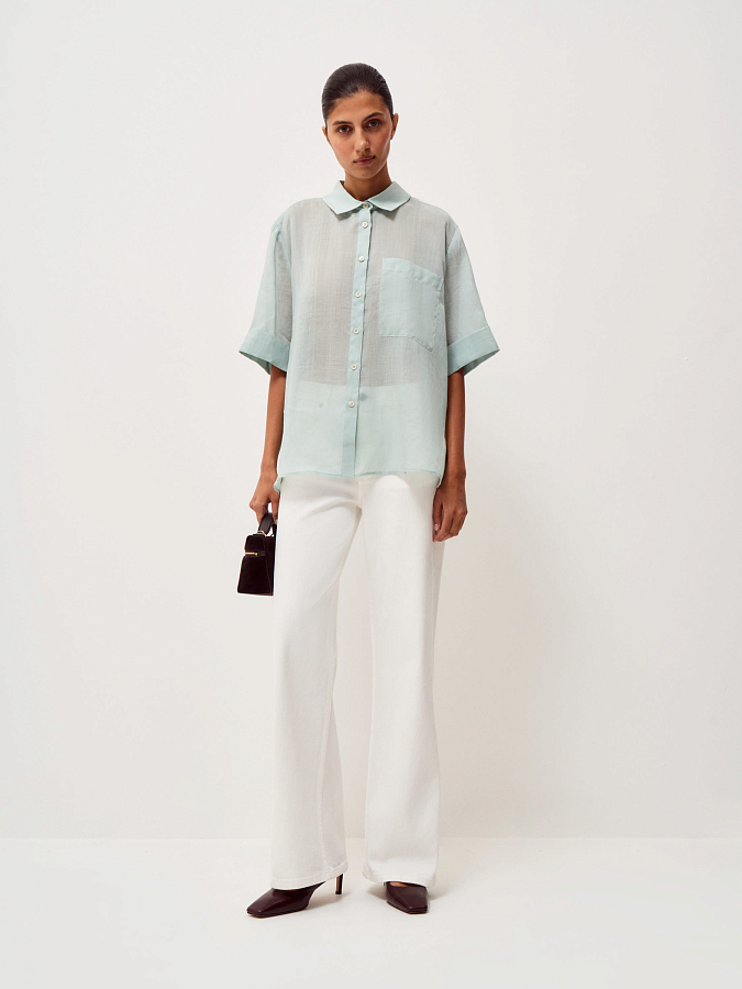 LSSP-102022 Рубашка (ментоловый, XS)