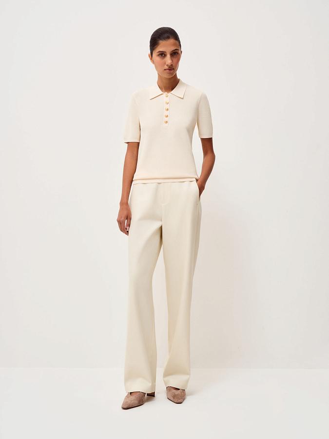 LSSP-132027 Брюки (кремовый, XS)