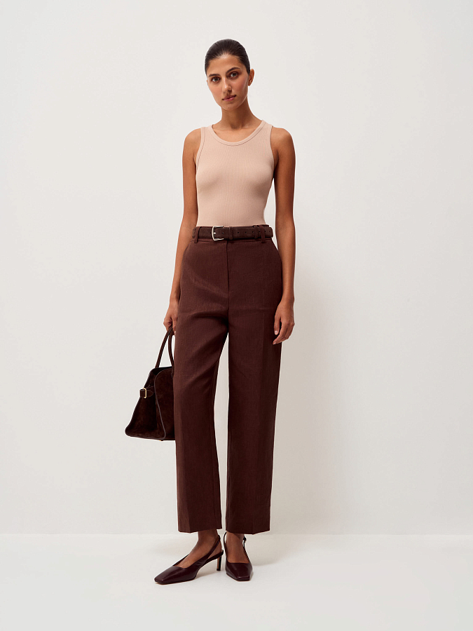 LSSP-372011 Топ (бежевый, XS)