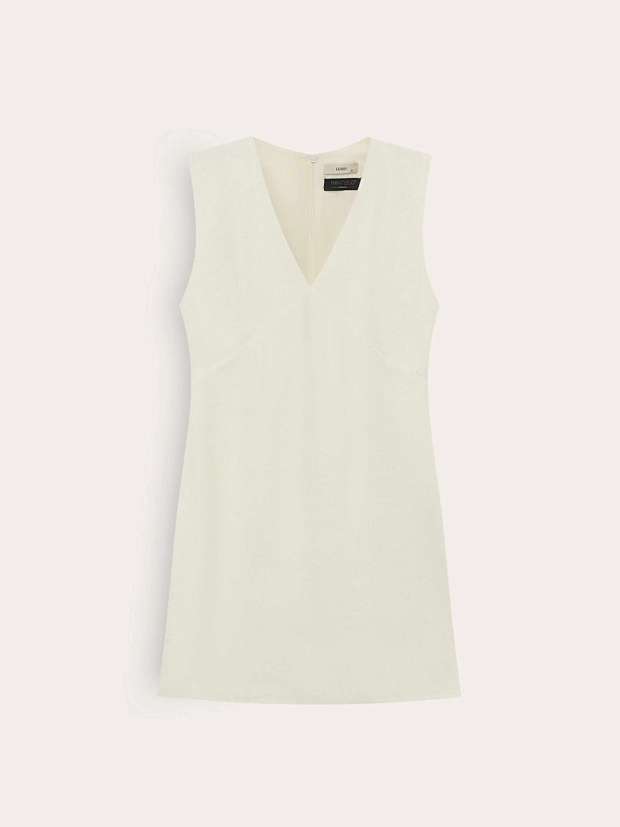 Платье из итальянского льна Manteco®