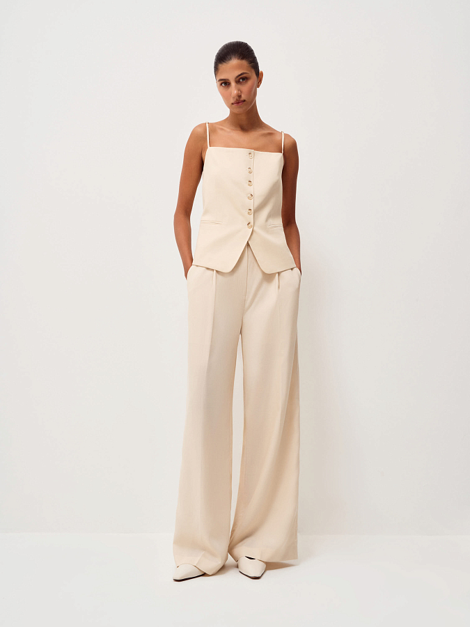 LSSP-372009 Топ (кремовый, XS)