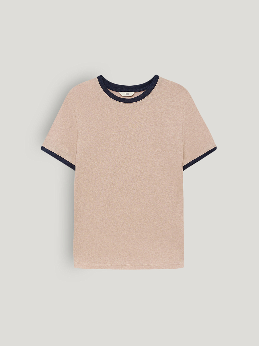 Футболка из смесового льна