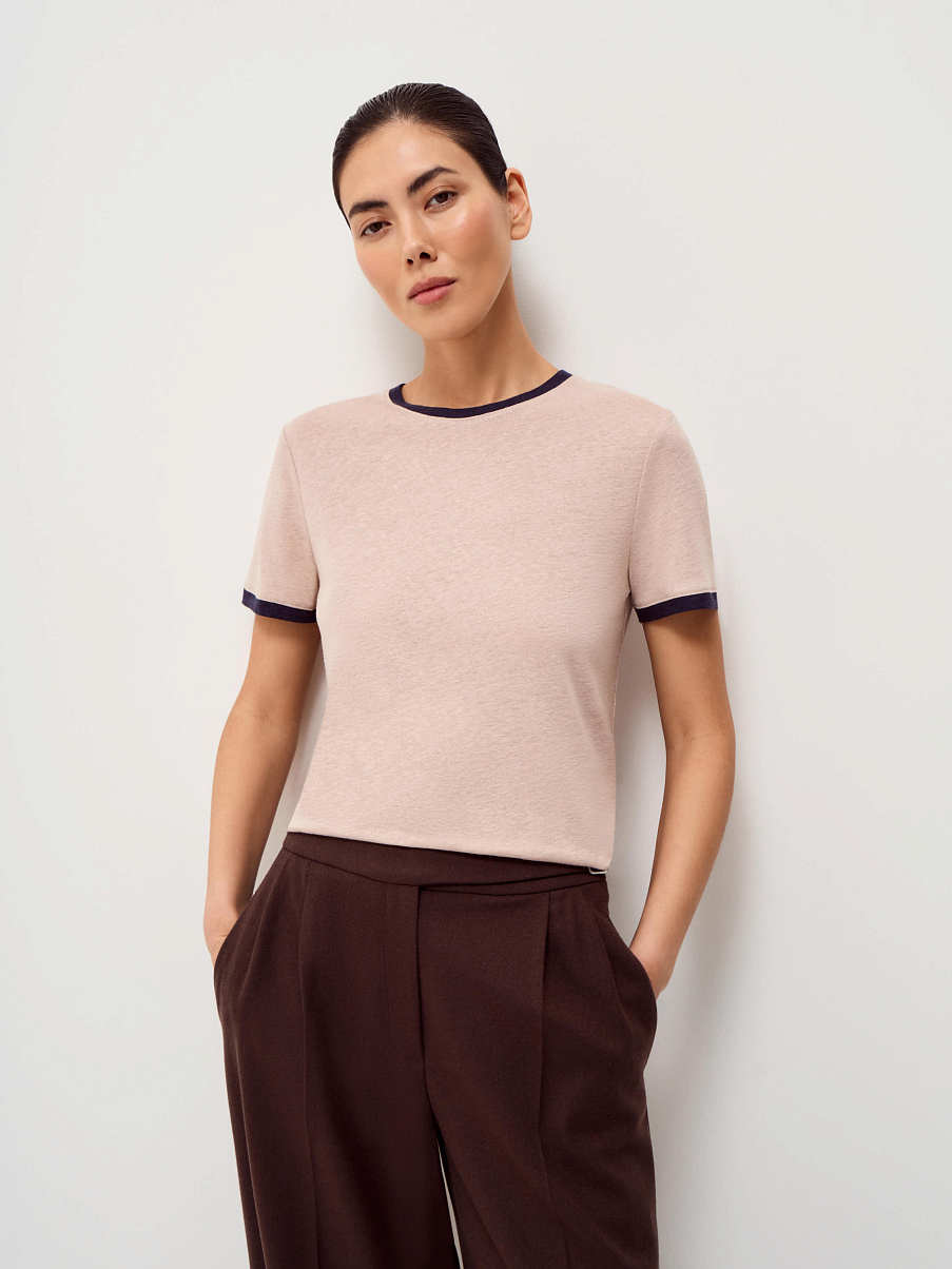 Футболка из смесового льна