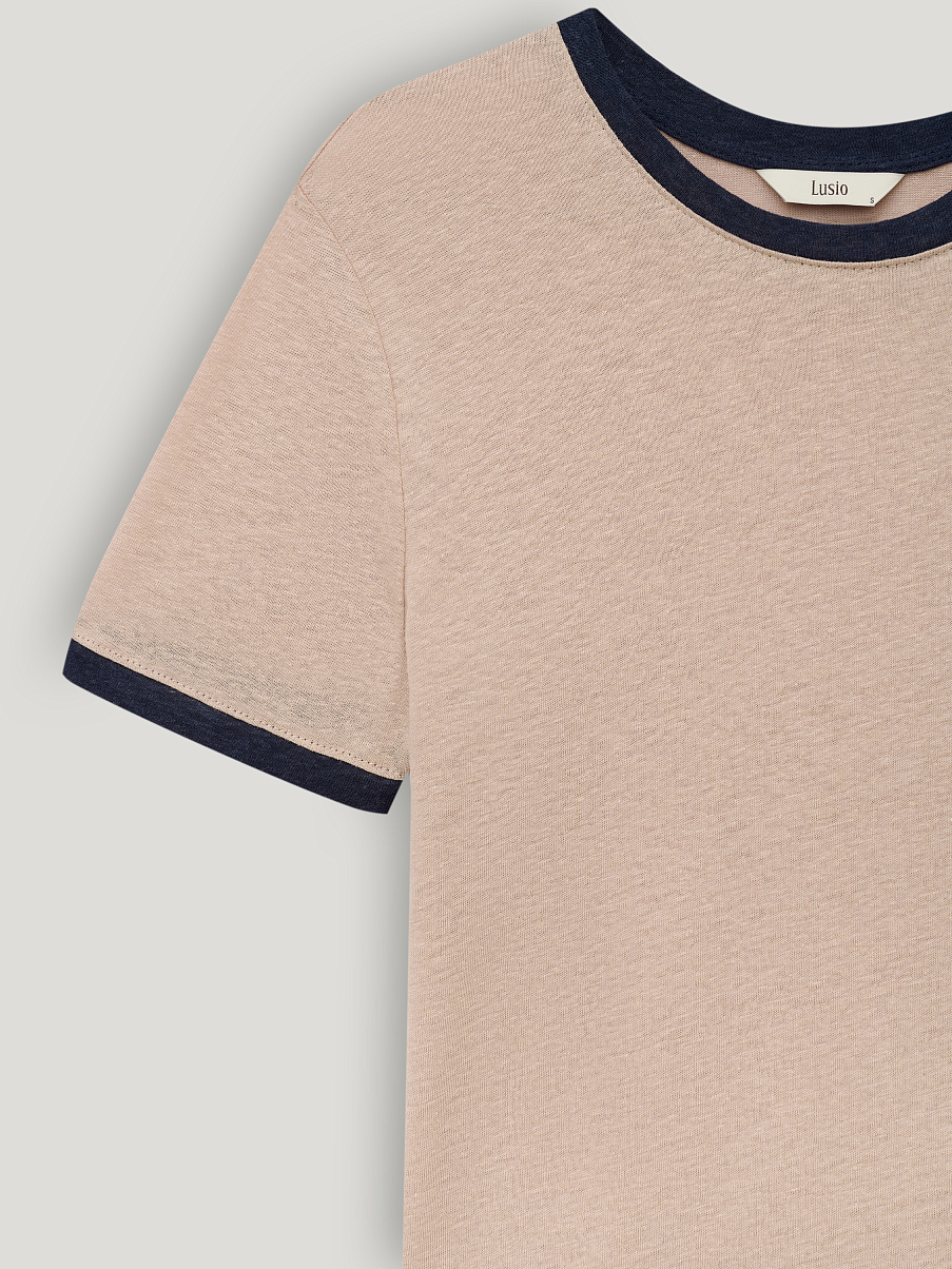 Футболка из смесового льна