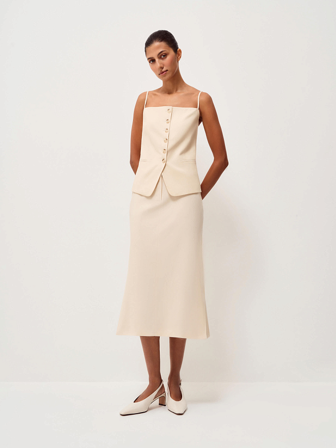 LSSP-032010 Юбка (кремовый, XS)