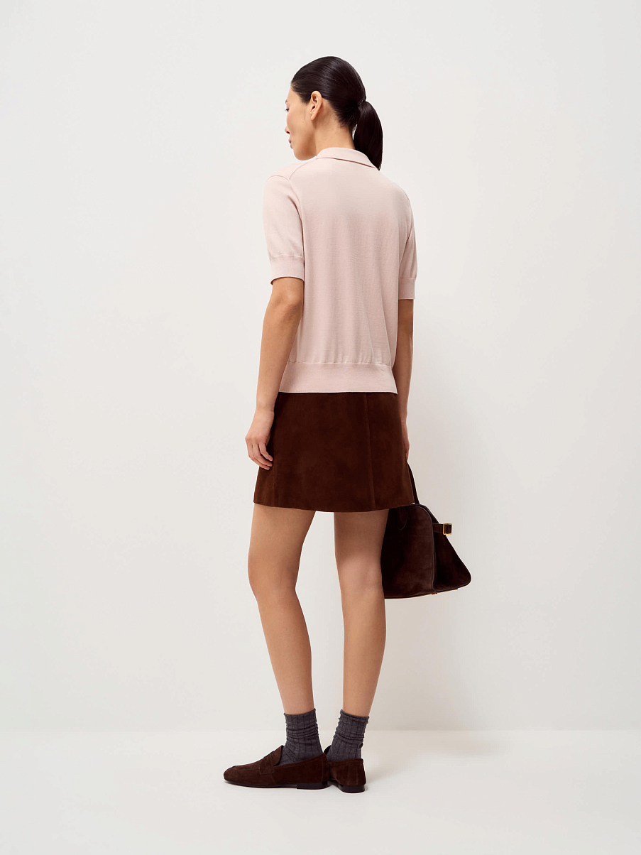 Кардиган из хлопка с шелком