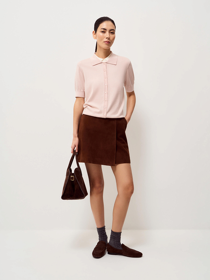 LSSP-202019 Кардиган (пудра, XS)