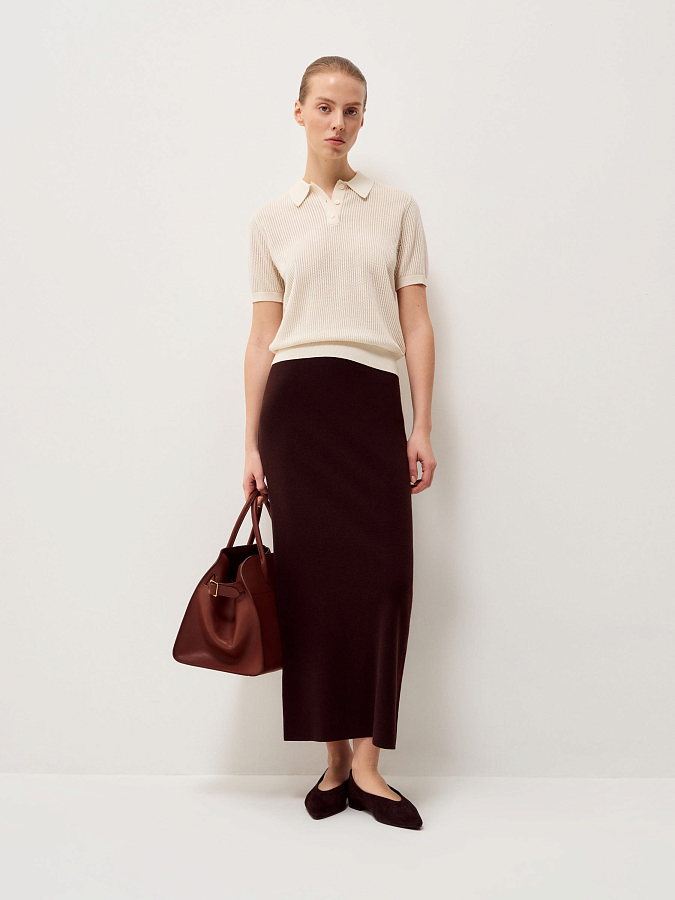 LSSP-072022 Топ трикотажный (кремовый, S)