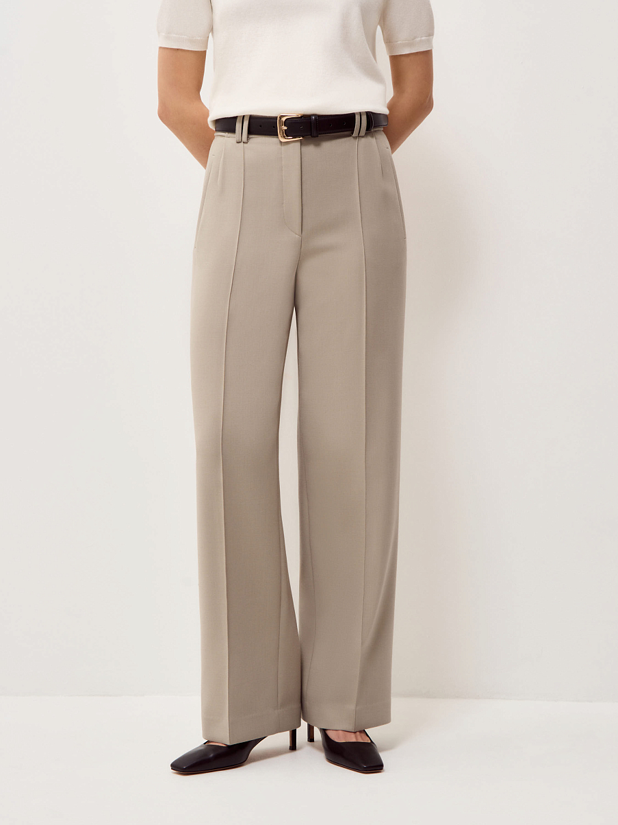 Брюки из смесовой шерсти