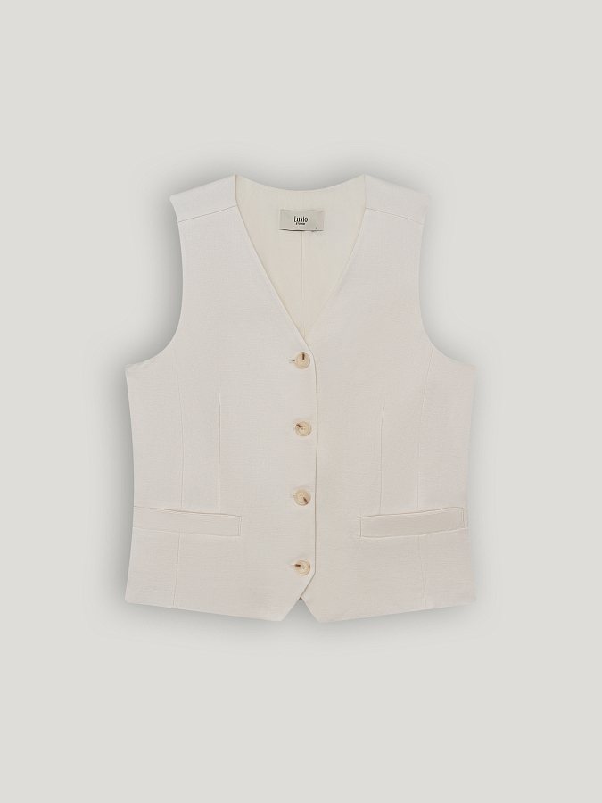 LSSP-152021 Жилетка (кремовый, S)