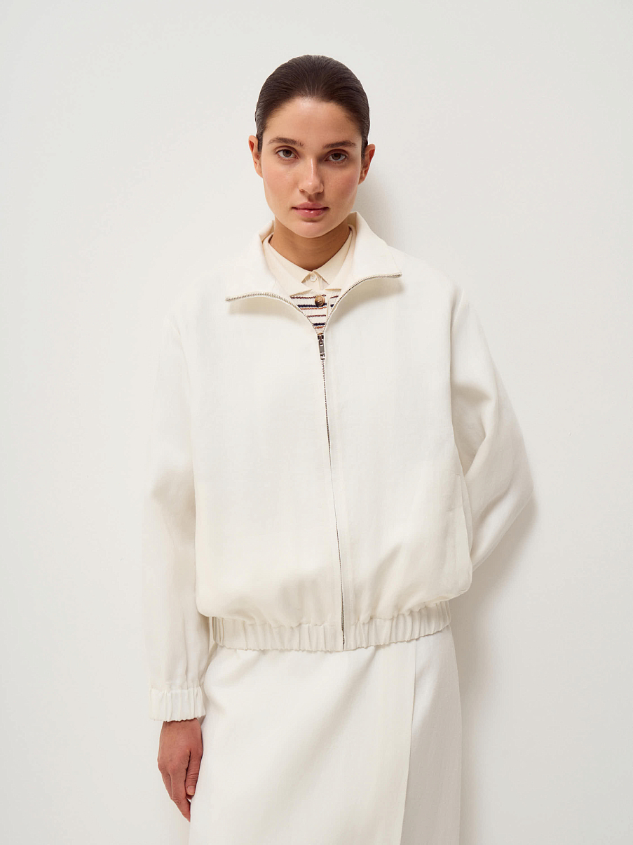 Бомбер из итальянского льна Manteco®