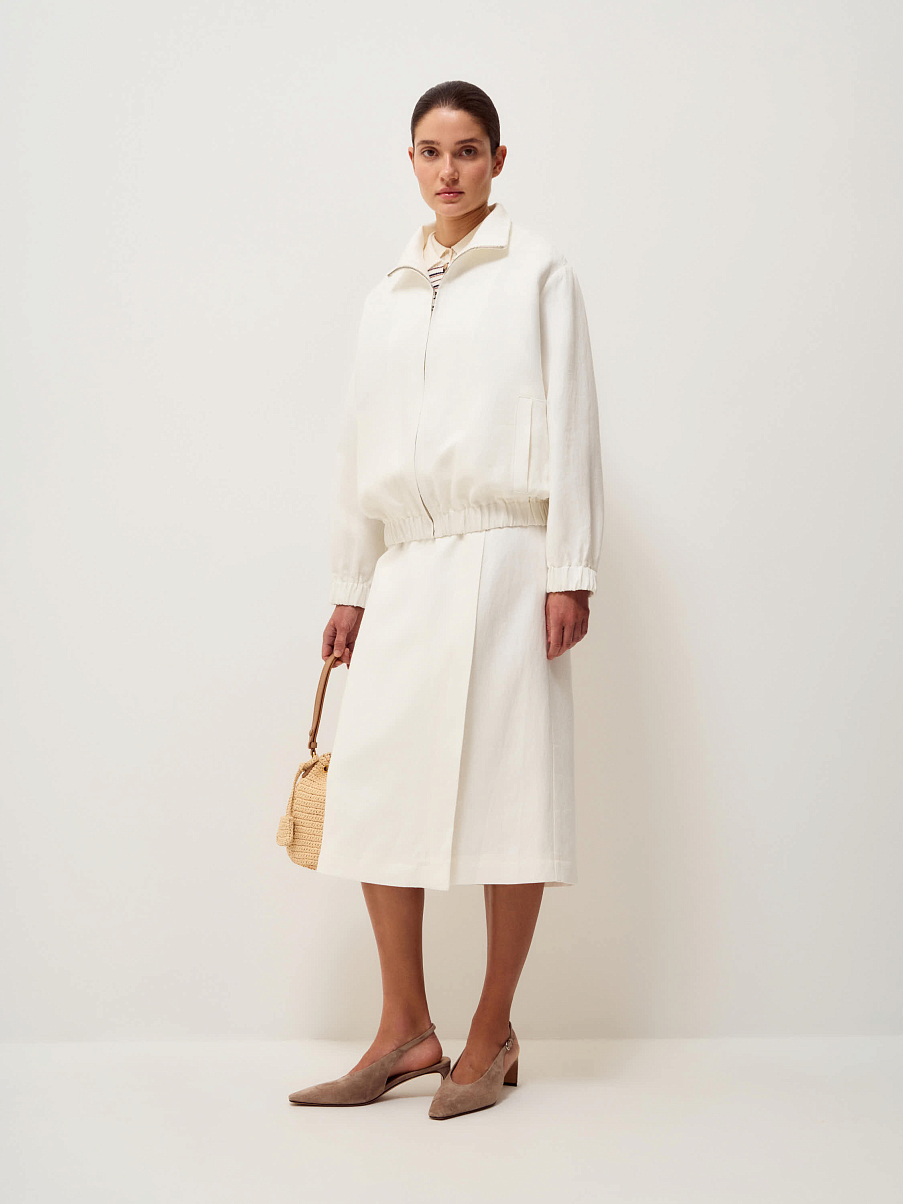 Бомбер из итальянского льна Manteco®