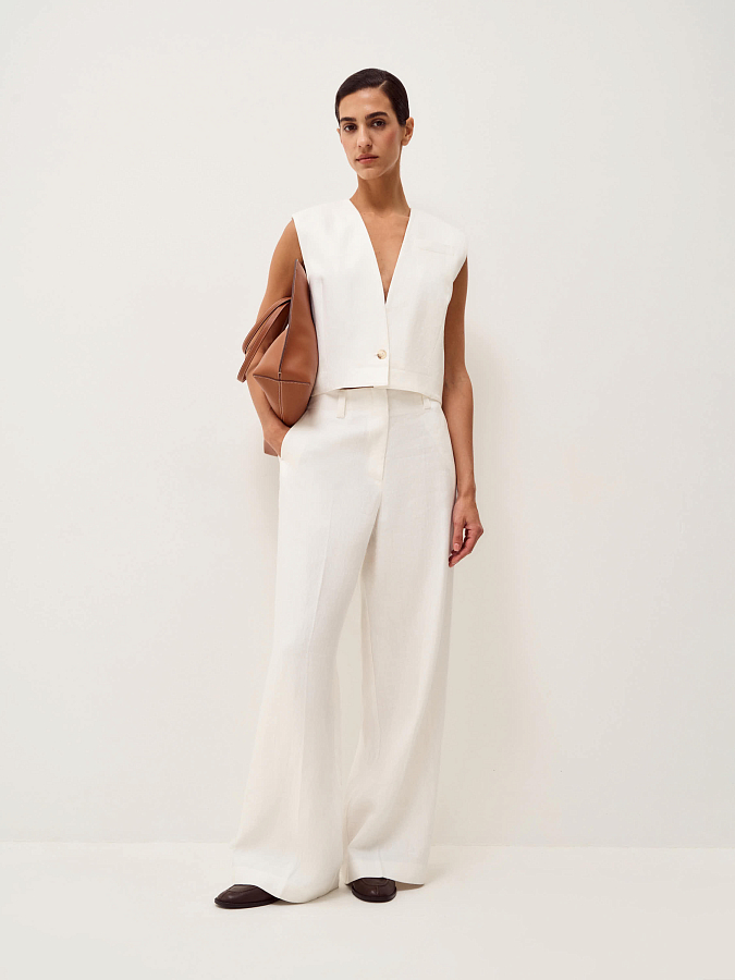 LSSP-132074 Брюки (белый, XS)