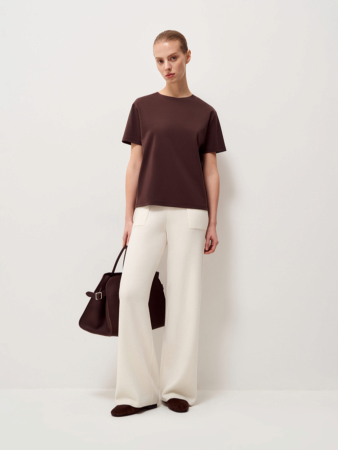 LSSP-262031 Футболка (коричневый, XS)